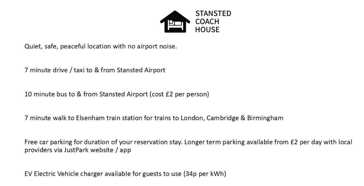 Stansted Coach House Apartment Elsenham Екстериор снимка